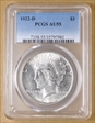 1922-D $1 AU55