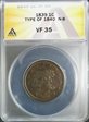 1839 1C Type of 1840 VF35