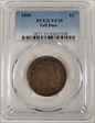 1846 1C Tall Date VF35BN