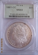 1881-CC $1 MS63