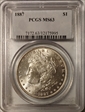 1887 $1 MS63