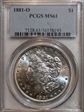 1881-O $1 MS61