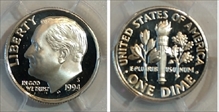 1994-S 10C Silver PR69DCAM