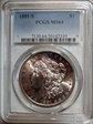 1881-S $1 MS64