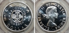 1964 S$1 Confederation Ag PL65DCAM