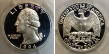 1994-S 25C Silver PR70DCAM