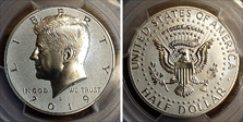 2019-S 50C Kennedy Enhanced Rev PR Set First Strike - Half Dollar Set AMF PR70