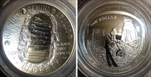 2019-P $1 Apollo 11 50th Anniversary 5 oz Silver Astronauts Memorial Foundation PR70DCAM