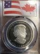 2019 $5 Maple Leaf Silver Modified PR Pride of Two Nations, U.S. Set First Day of Issue PR70