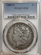 1889-O $1 VF30