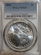 1885 $1 MS65