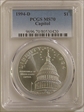 1994-D $1 Capitol MS70