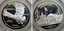 1994-P $1 P. O. W. PR69DCAM