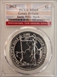 2013 £2 S-BSF2B Britannia Ag Edge Privy Mark-Snake MS69