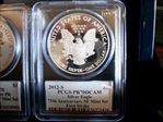 2012-S $1 Silver Eagle 75th Anniversary SF Mint Set First Strike PR70DCAM
