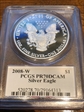 2008-W $1 Silver Eagle Moy Signature PR70DCAM