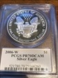 2006-W $1 Silver Eagle Moy Signature PR70DCAM