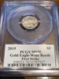 2015 $5 Gold Eagle-Wide Reeds First Strike Moy Signature MS70