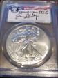 2015 $1 Silver Eagle First Strike Moy Signature MS70