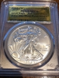 2016-(W) $1 Silver Eagle Silver Eagle - 30th Anniversary 1 of 2016 FS Foil MS70