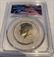 2019-S 50C Kennedy Enhanced Rev PR Set Half Dollar Set - First Strike Cleveland Flag PR70