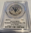 2019-S 50C Kennedy Enhanced Rev PR Set Half Dollar Set - First Strike Cleveland Flag PR70