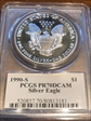 1990-S $1 Silver Eagle Moy Signature PR70DCAM