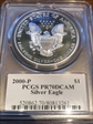 2000-P $1 Silver Eagle Moy Signature PR70DCAM