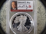 2013-W $1 Silver Eagle Moy Signature PR70DCAM