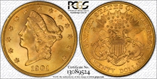 1901 $20 MS65