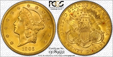 1905 $20 MS64