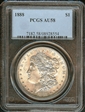 1888 $1 AU58