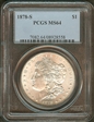 1878-S $1 MS64