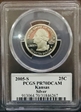 2005-S 25C Kansas Silver PR70DCAM