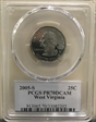 2005-S 25C West Virginia PR70DCAM