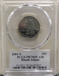 2001-S 25C Rhode Island PR70DCAM