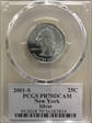 2001-S 25C New York Silver PR70DCAM