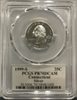 1999-S 25C Connecticut Silver PR70DCAM