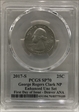2017-S 25C George Rogers Clark NP Enhanced Unc Set FDI Denver ANA SP70