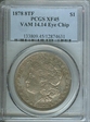 1878 8TF $1 VAM 14.14 Eye Chip XF45