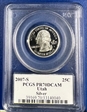 2007-S 25C Utah Silver PR70DCAM
