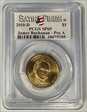 2010-D $1 James Buchanan - Pos A Satin Finish SP69
