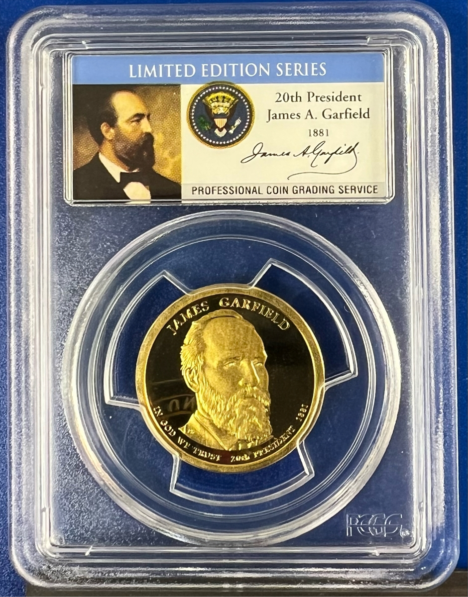 PCGS Set Registry: 2011-S $1 James Garfield with Signature, DCAM #19130578