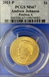 2011-P $1 Andrew Johnson Position A MS67