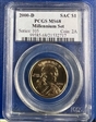 2000-D SAC$1 Millennium Set MS68