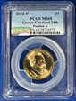 2012-P $1 Grover Cleveland 24th Position A MS68