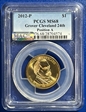2012-P $1 Grover Cleveland 24th Position A MS68