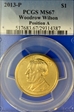2013-P $1 Woodrow Wilson Position A MS67