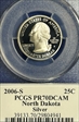 2006-S 25C North Dakota Silver PR70DCAM