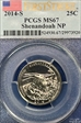 2014-S 25C Shenandoah NP First Strike MS67